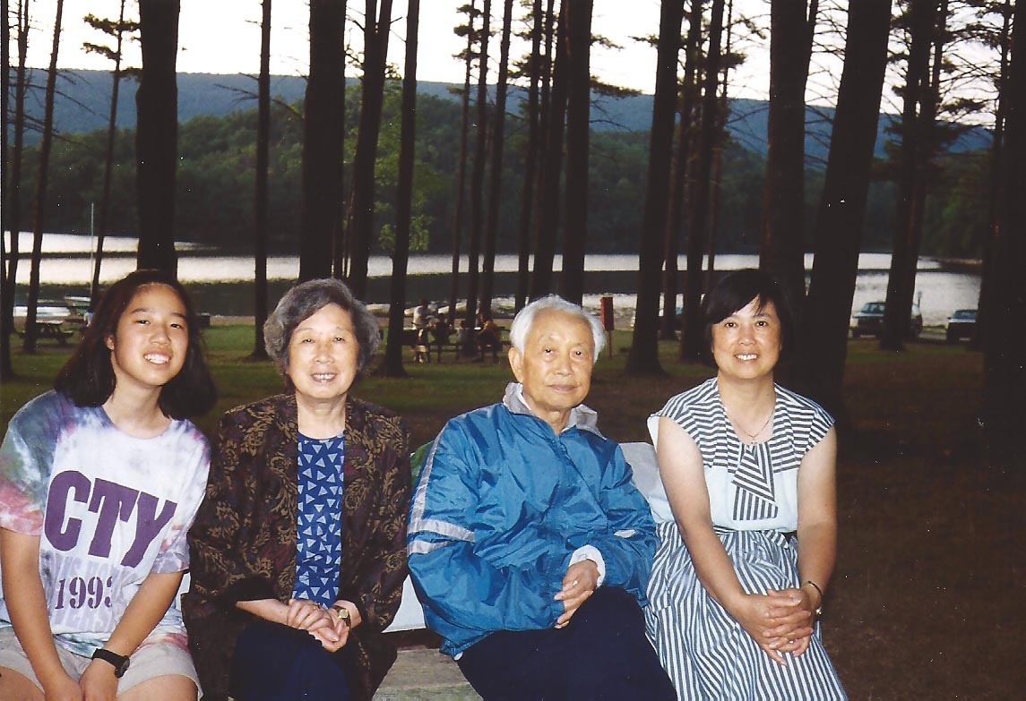 <p>1993 September - With parents at the Stone Valley Recreation Area outside State College, PA</p>
